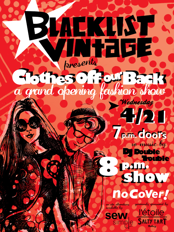 blacklist vintage grand opening poster