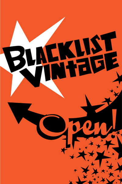 blacklist vintage sidewalk sign southside